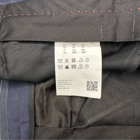 Hugo Boss-Simmons M204x Navy Performance Super Flex trousers Sz 36R - Picture 12 of 13